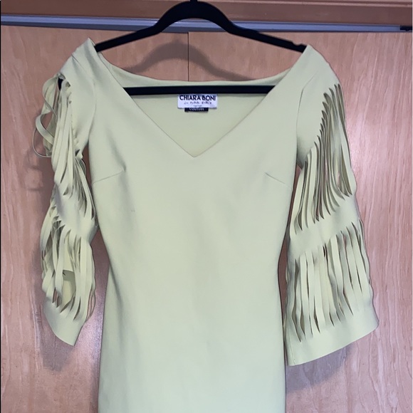 Chiara Boni Le Petit Robe midi green dress - Picture 4 of 13